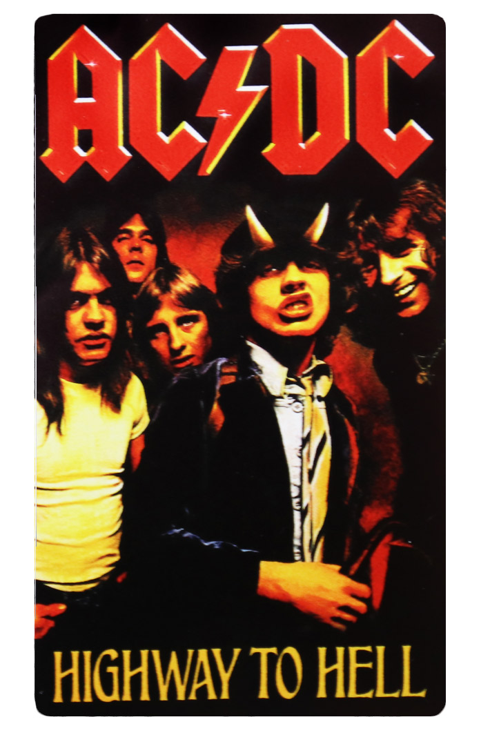 Наклейка-стикер Rock Merch AC DC Highway To Hell - фото 1 - rockbunker.ru