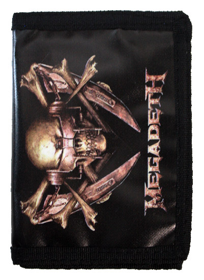 Кошелек Megadeth Warchest из кожзаменителя - фото 1 - rockbunker.ru