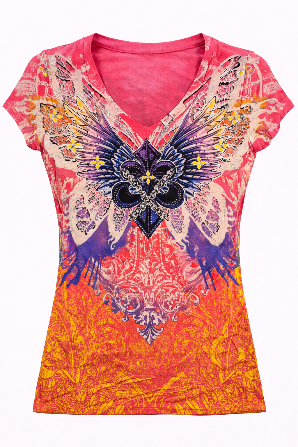 Футболка женская Xzavier AD7534CO-SE Chained  - фото 1 - rockbunker.ru