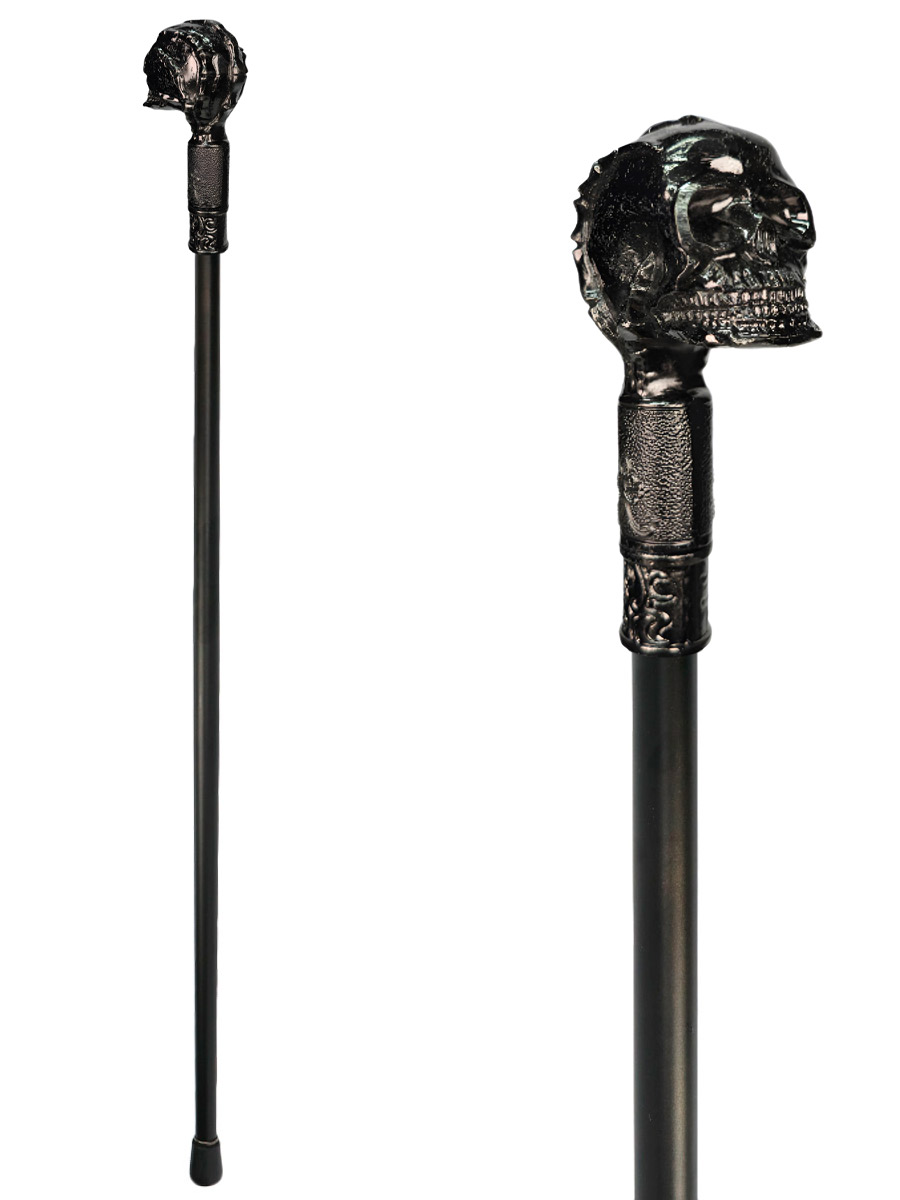 Трость Череп 2 - фото 1 - rockbunker.ru