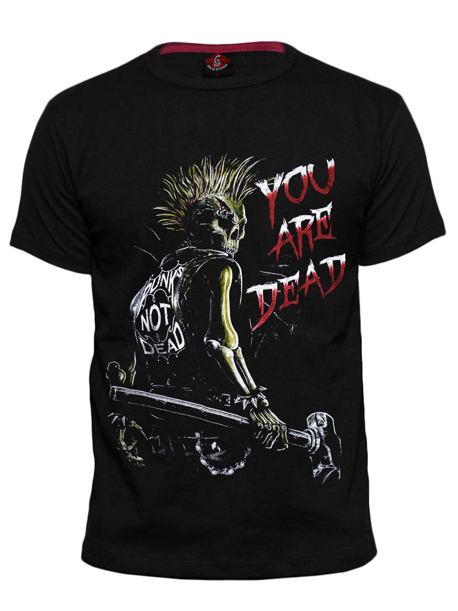 Футболка RockMerch Punk You are dead - фото 1 - rockbunker.ru