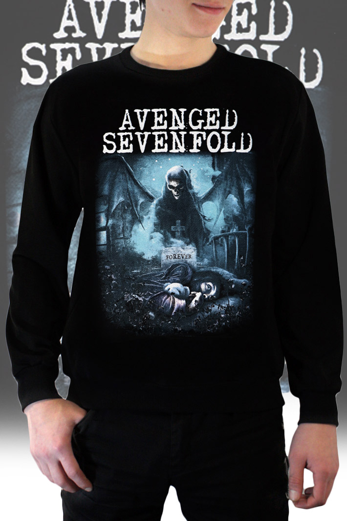 Свитшот RockMerch Avenged Sevenfold мужской - фото 1 - rockbunker.ru