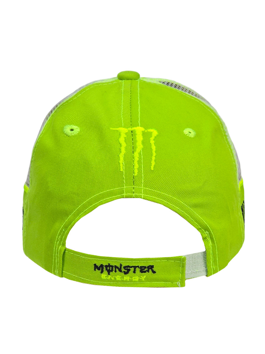 Бейсболка Monster с Сеткой Зеленая - фото 3 - rockbunker.ru