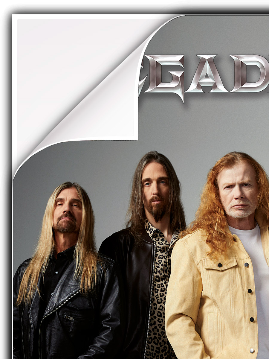 Плакат самоклеющийся на стену Megadeth - фото 2 - rockbunker.ru
