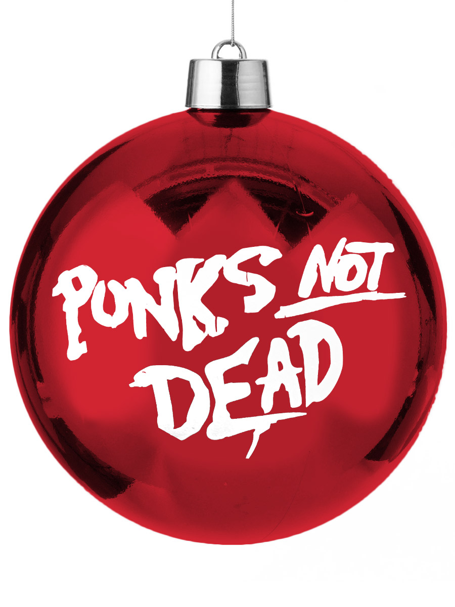 Елочный шар RockMerch Punks Not Dead - фото 1 - rockbunker.ru