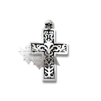 Кулон Alchemy Gothic P475 Obitus Cross - фото 1 - rockbunker.ru