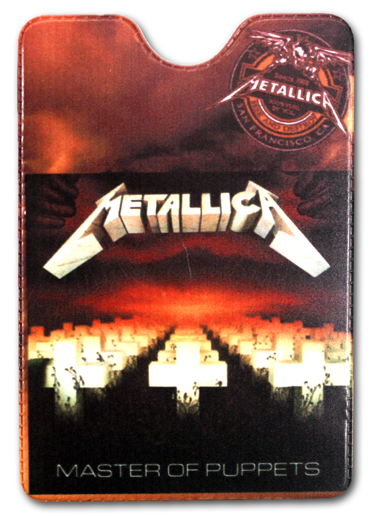 Обложка для проездного RockMerch Metallica Master of Puppets - фото 1 - rockbunker.ru