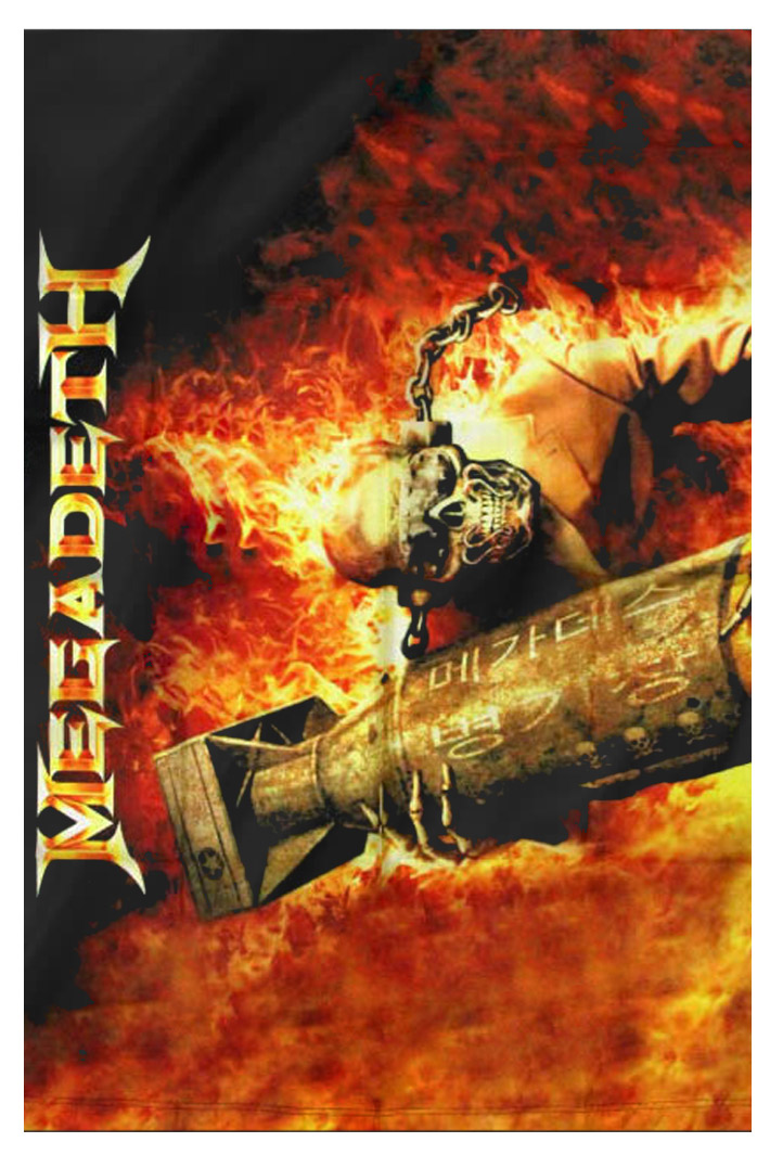 Флаг Megadeth Arsenal of Megadeath - фото 1 - rockbunker.ru