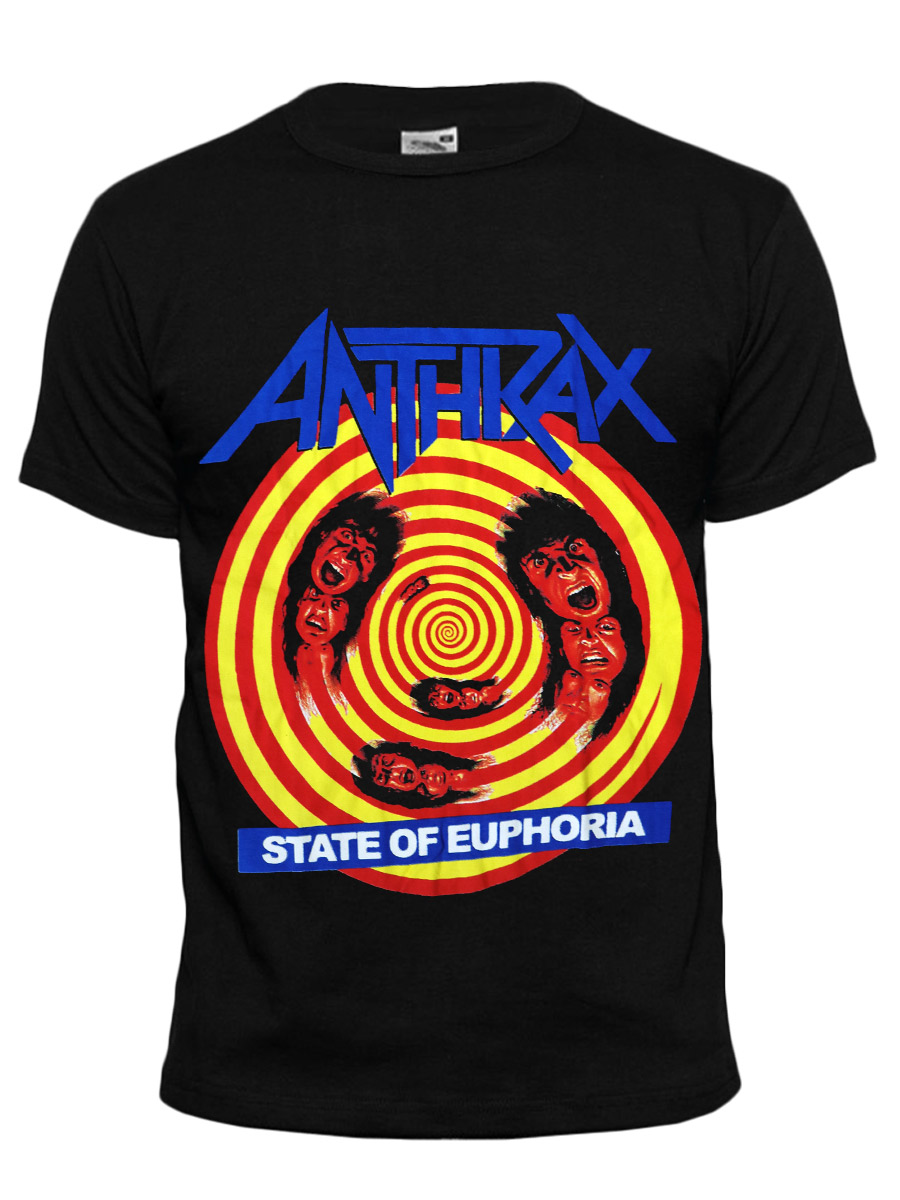 Футболка Anthrax State Of Eiphoria - фото 1 - rockbunker.ru