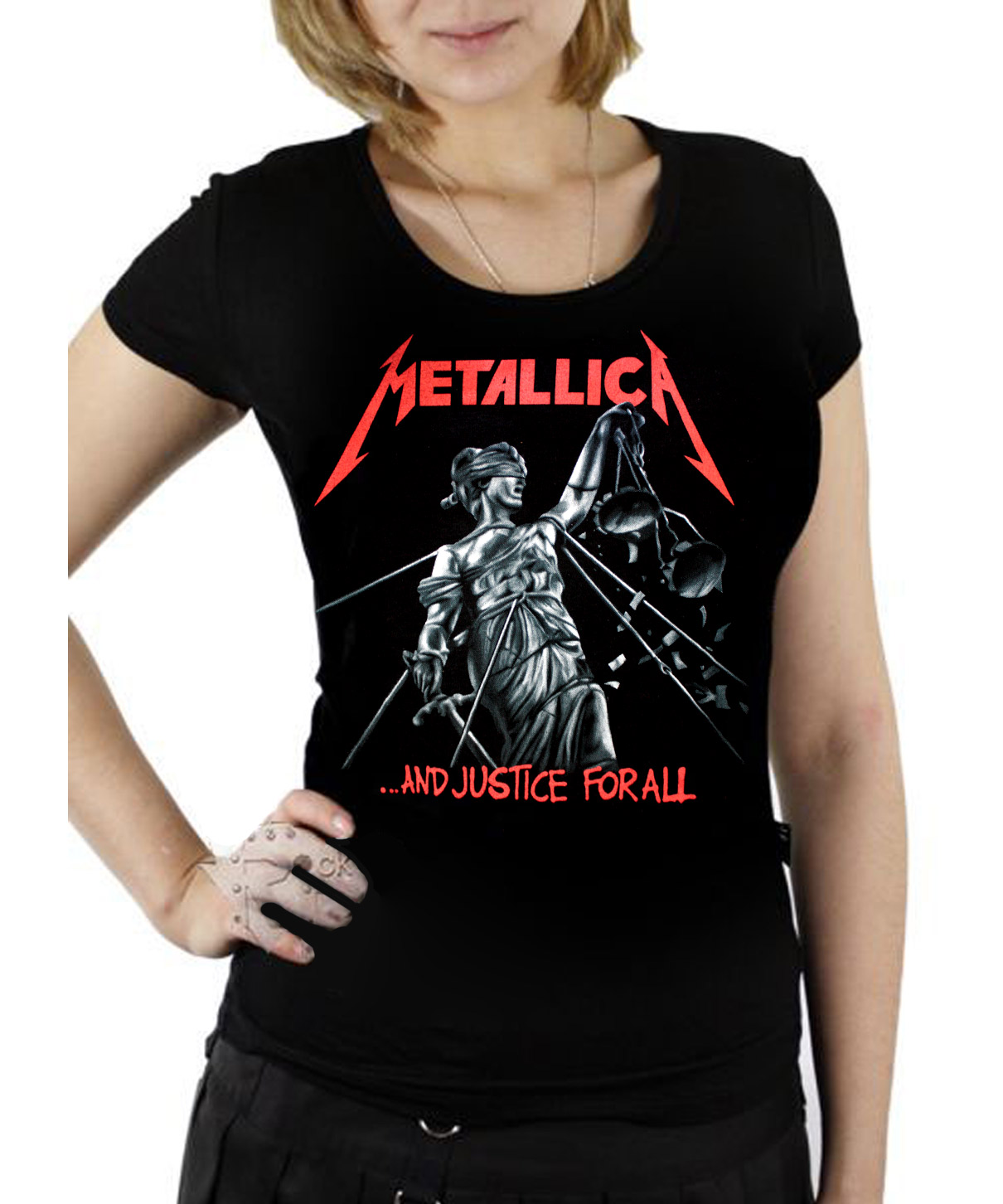 Футболка женская Metallica - фото 1 - rockbunker.ru