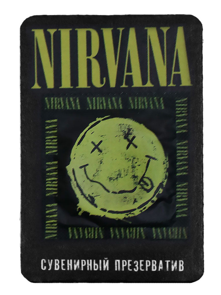 Презерватив RockMerch Nirvana - фото 1 - rockbunker.ru