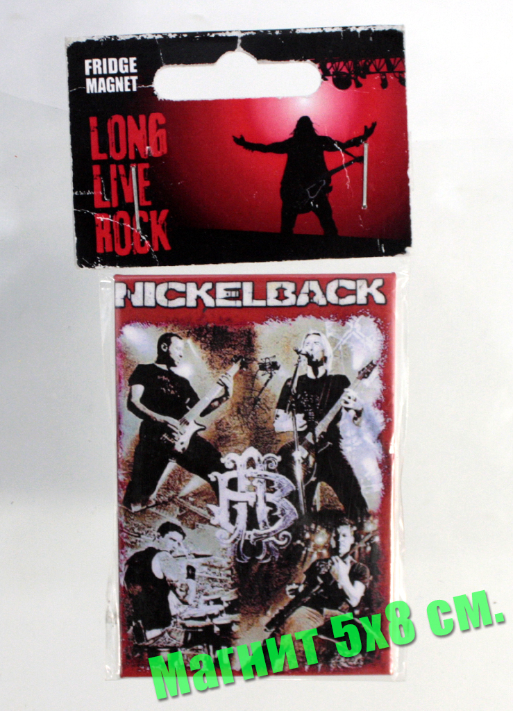 Магнит RockMerch Nickelback - фото 2 - rockbunker.ru