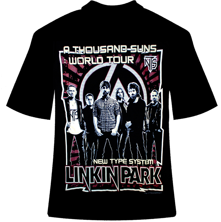 Футболка New Type System Linkin Park A thousand suns world tour - фото 1 - rockbunker.ru