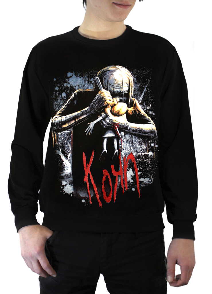 Свитшот RockMerch Korn мужской - фото 1 - rockbunker.ru