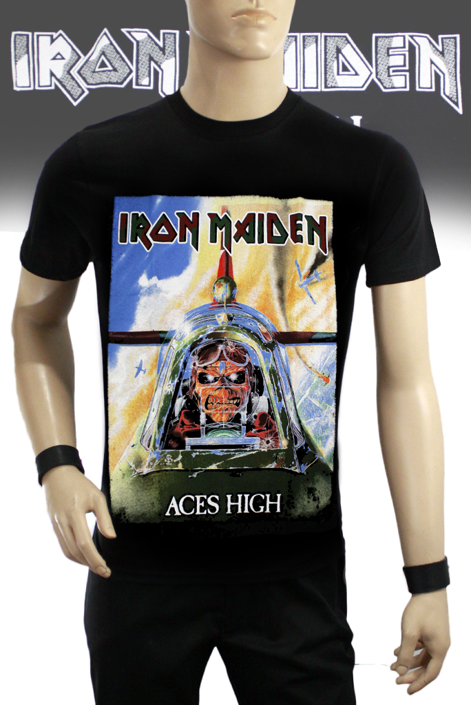 Футболка Iron Maiden Aces Hign - фото 1 - rockbunker.ru