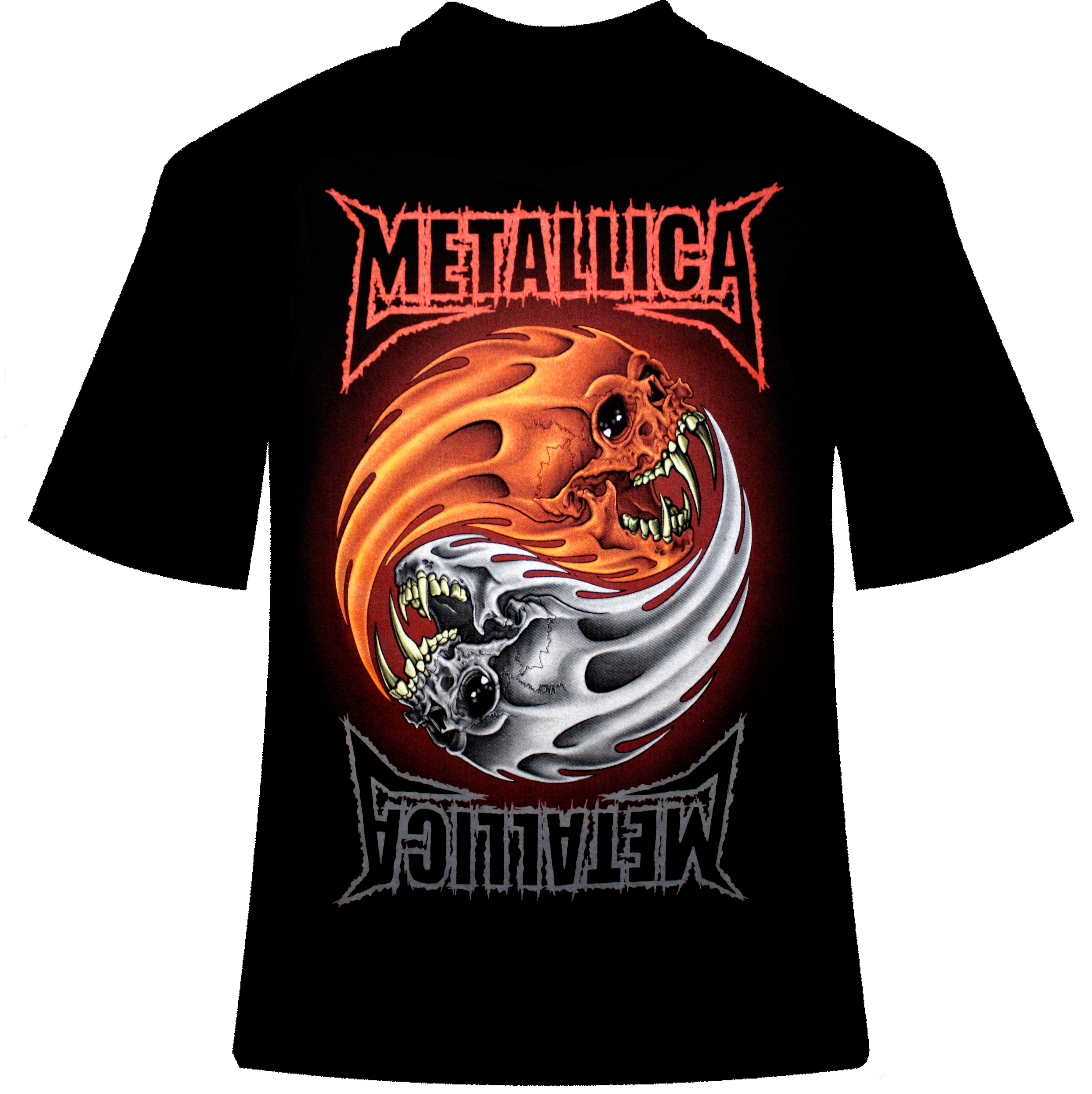 Футболка Hot Rock Metallica Yin Yang Skulls - фото 1 - rockbunker.ru