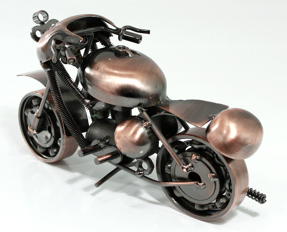 Сувенирная модель Мотоцикл ручной работы МРС017 - фото 3 - rockbunker.ru