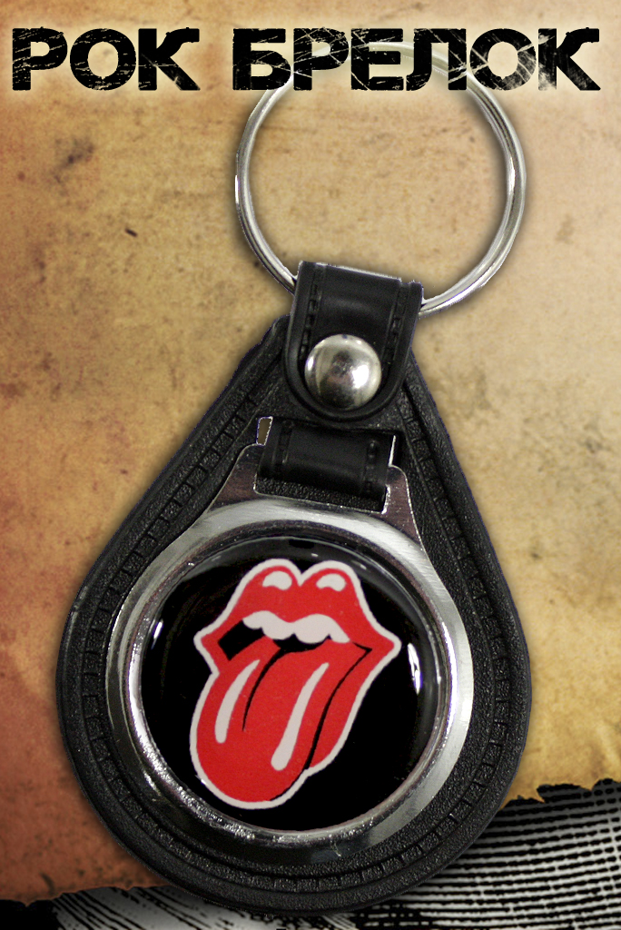 Брелок RockMerch The Rolling Stones - фото 1 - rockbunker.ru