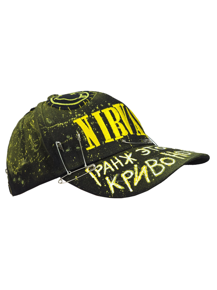 Кепка кастомная Nirvana - фото 1 - rockbunker.ru