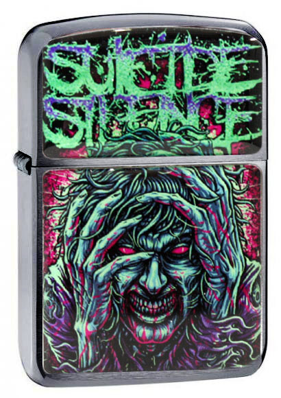 Зажигалка RockMerch Suicide Silence - фото 1 - rockbunker.ru