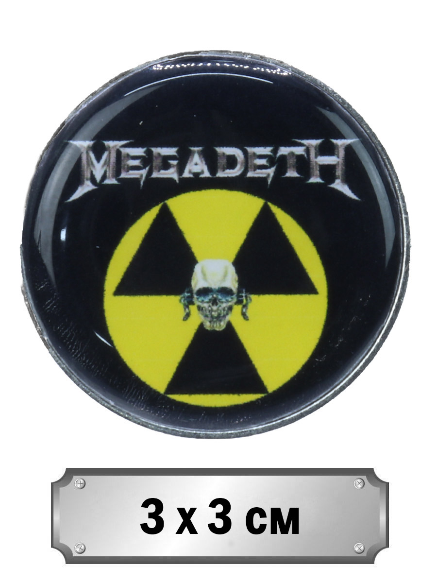 Значок Megadeth - фото 1 - rockbunker.ru