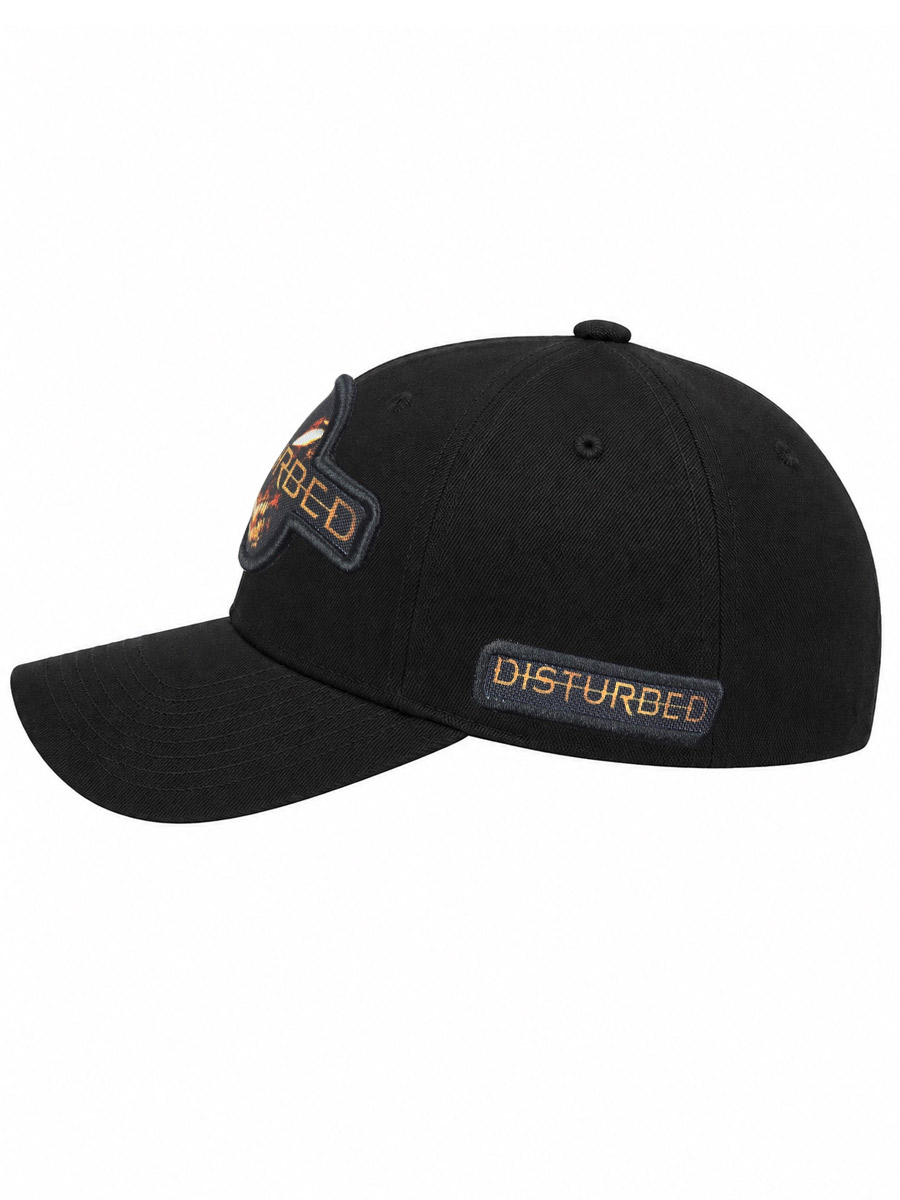 Бейсболка RockMerch с нашивкой Disturbed - фото 3 - rockbunker.ru