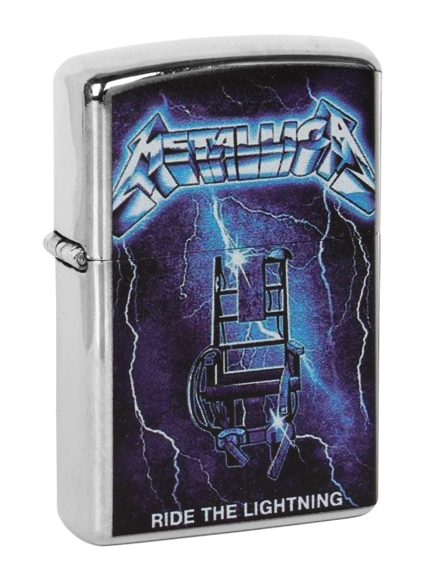 Зажигалка RockMerch с принтом Metallica - фото 1 - rockbunker.ru