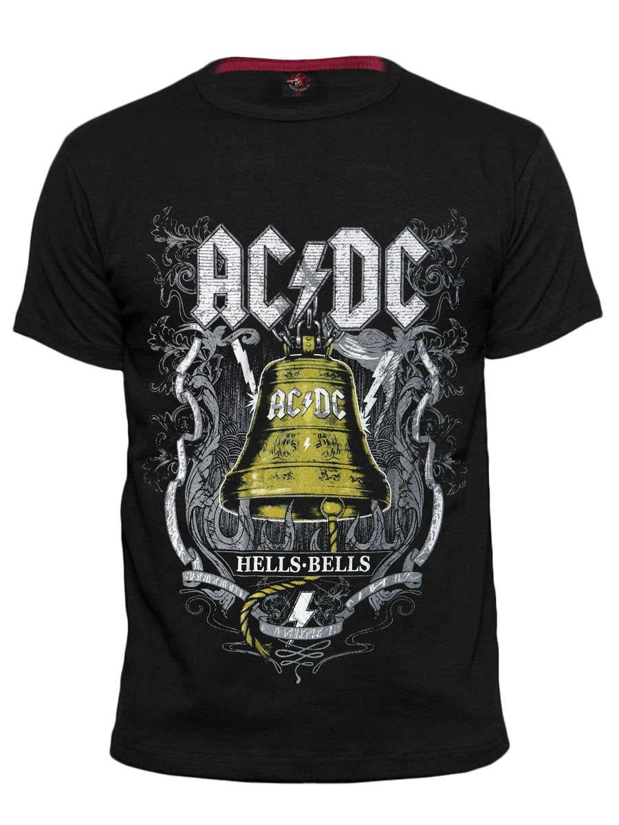 Футболка RockMerch AC DC - фото 1 - rockbunker.ru