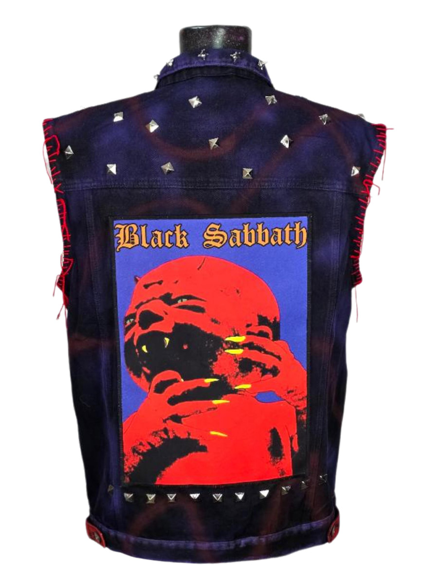 Жилет кастомный Black Sabbath - фото 2 - rockbunker.ru