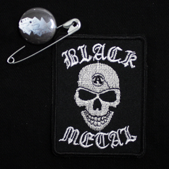 Нашивка Black Metal - фото 1 - rockbunker.ru