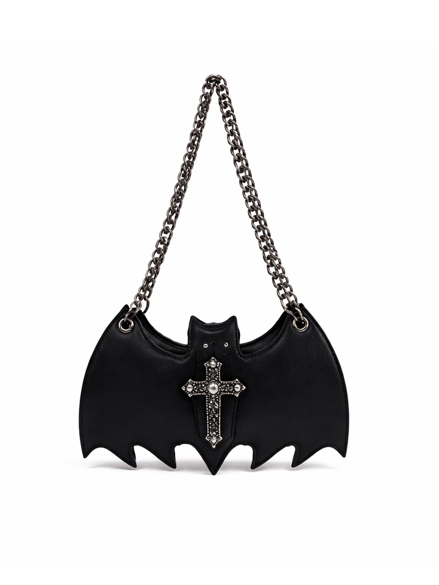Сумка Летучая Мышь с крестом - фото 1 - rockbunker.ru