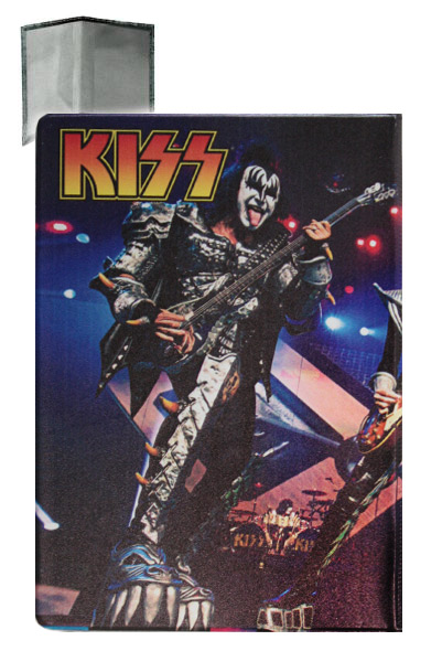 Обложка на паспорт RockMerch Kiss - фото 2 - rockbunker.ru