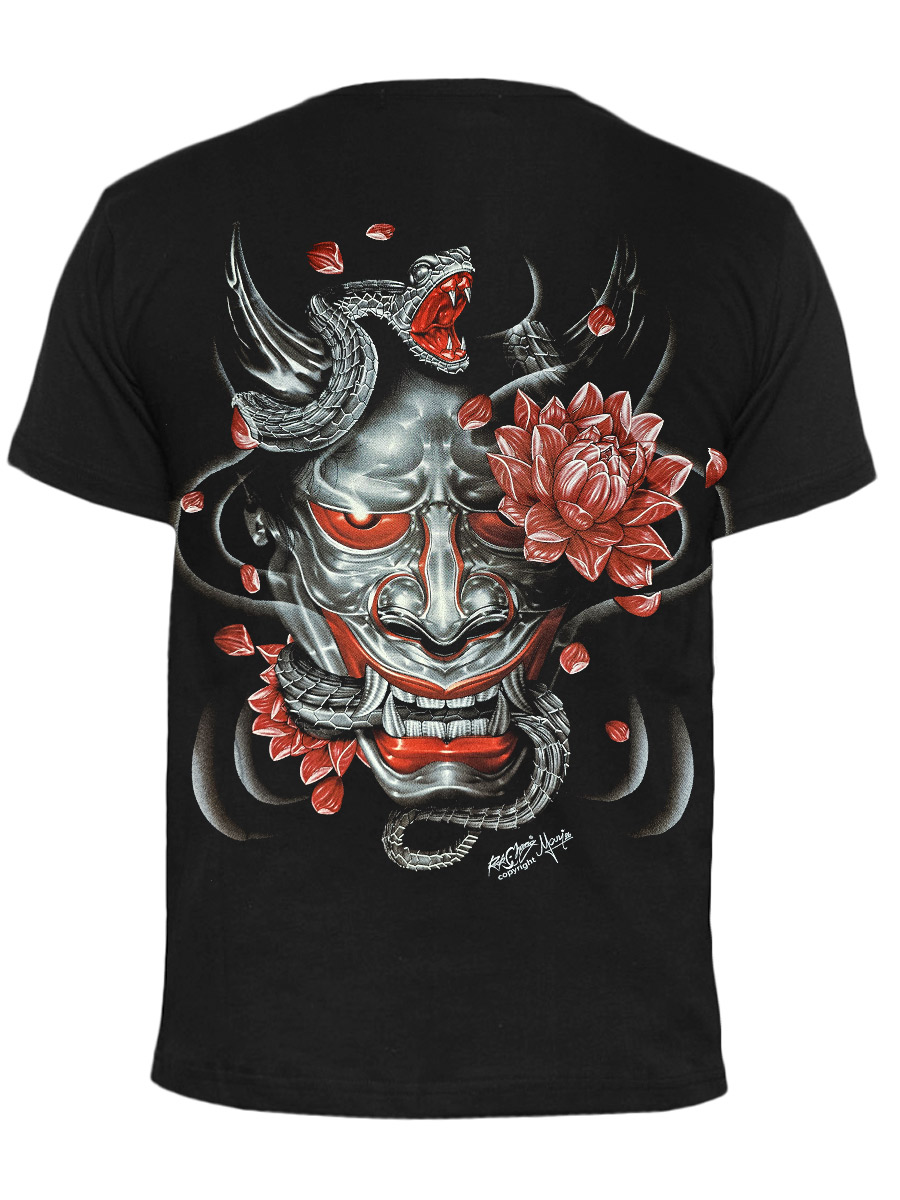 Футболка Rock Chang Они Демон - фото 2 - rockbunker.ru