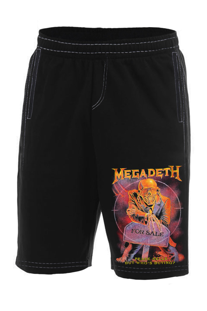 Шорты Megadeth For Sale - фото 1 - rockbunker.ru