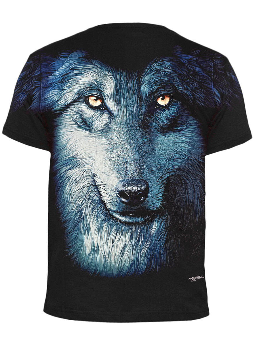 Футболка Rock Chang Wolf Look - фото 2 - rockbunker.ru