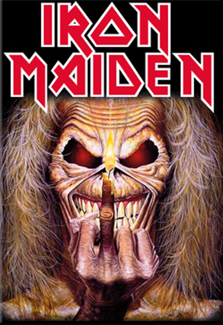 Магнит RockMerch Iron Maiden - фото 1 - rockbunker.ru