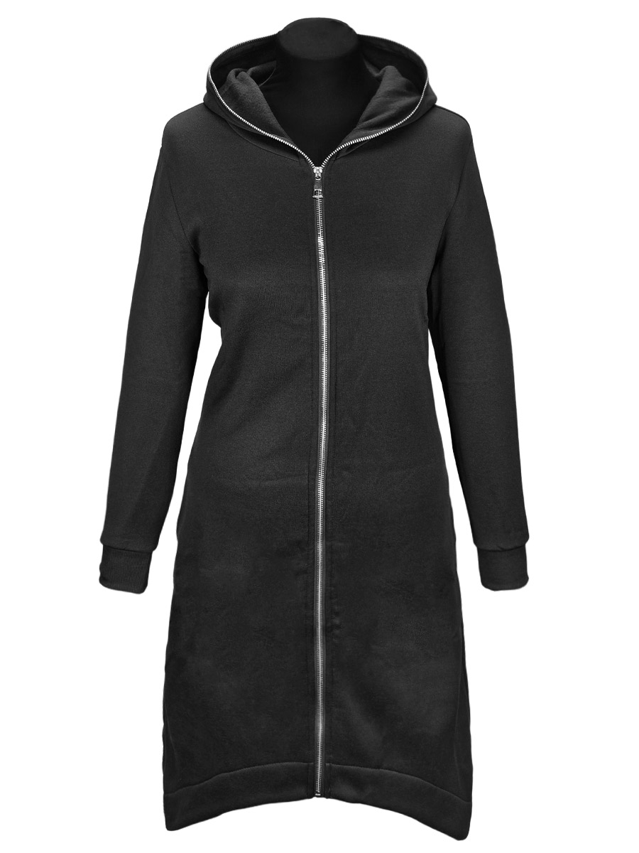 Мантия черная с молнией - фото 1 - rockbunker.ru