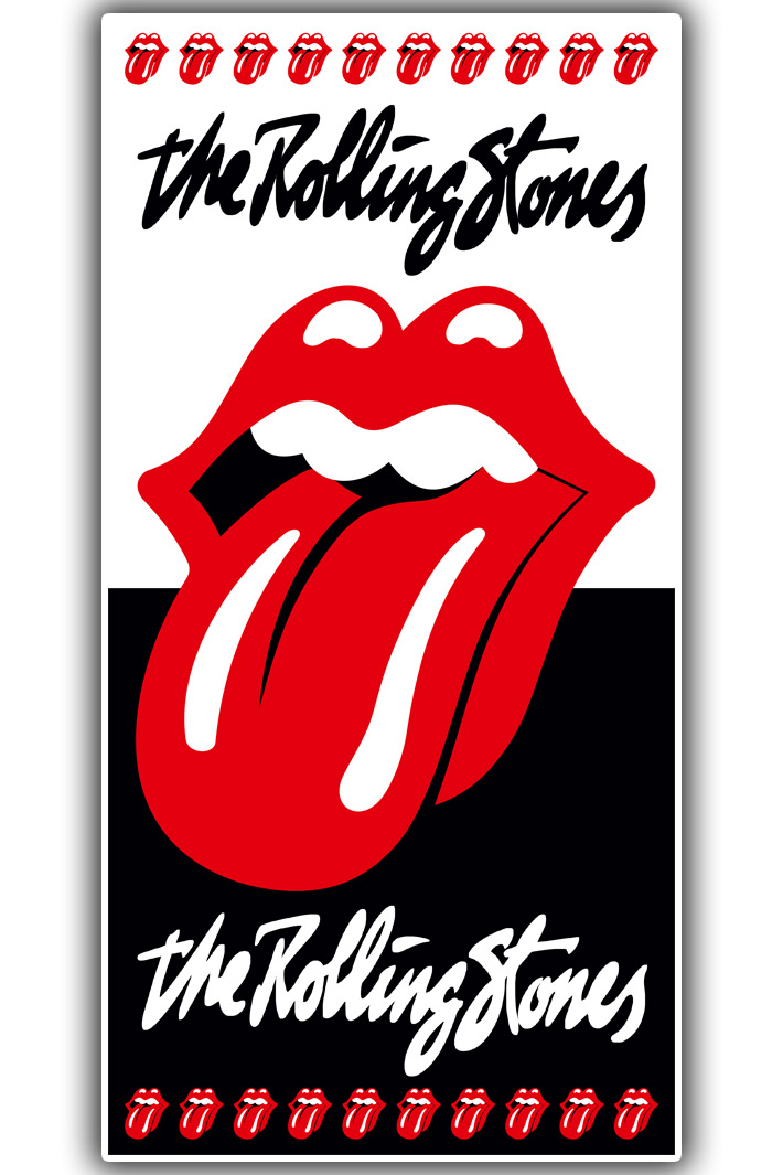 Полотенце The Rolling Stones - фото 1 - rockbunker.ru