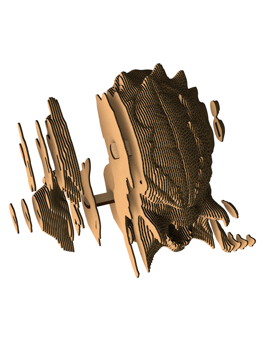Картонный 3D конструктор Хищник - фото 2 - rockbunker.ru