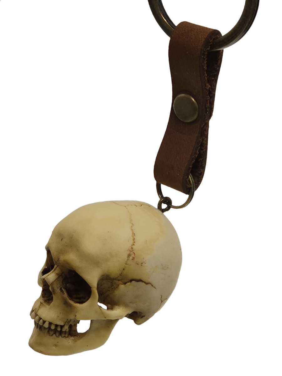 Брелок Череп Человека - фото 2 - rockbunker.ru