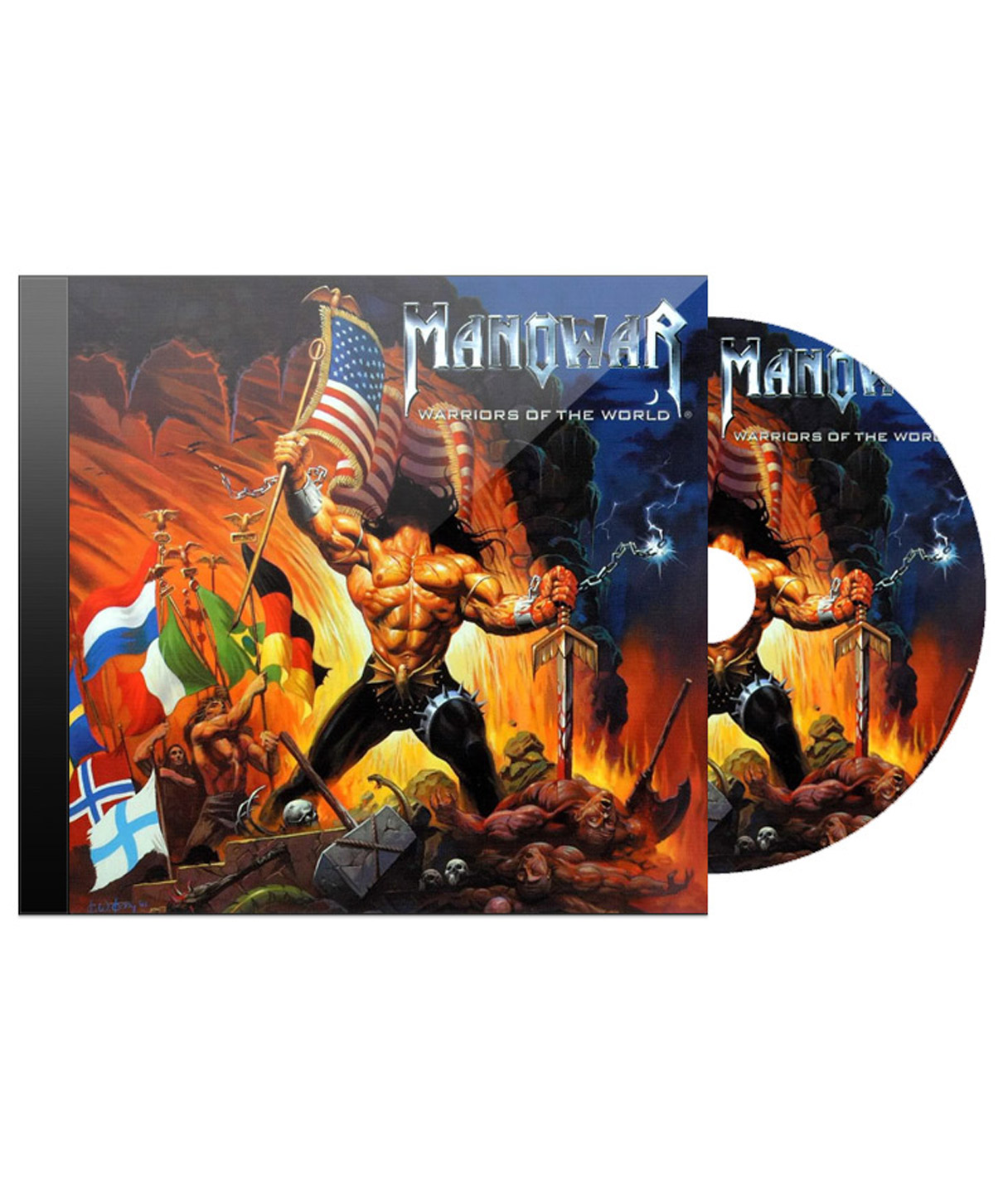 CD Диск Manowar Warriors Of The World - фото 1 - rockbunker.ru