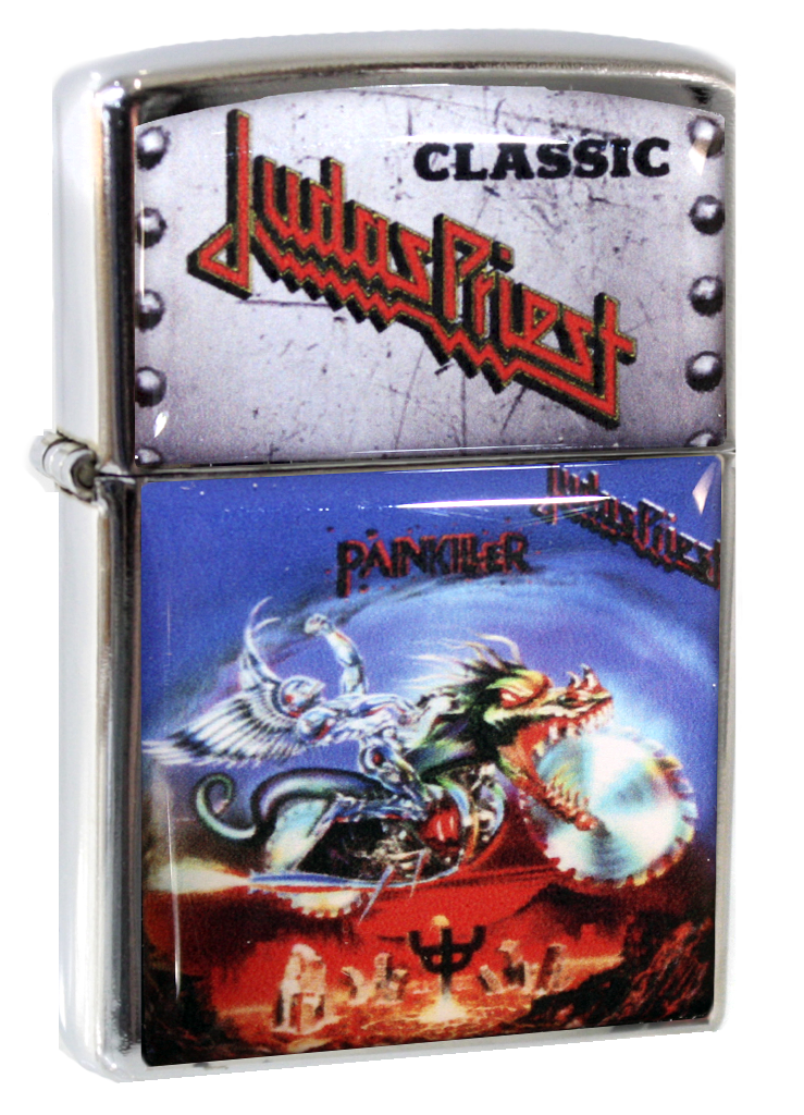 Зажигалка RockMerch Judas Priest Painkiller - фото 1 - rockbunker.ru