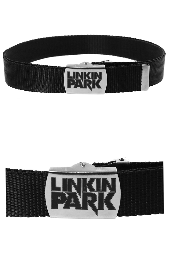 Ремень на зажиме Linkin Park - фото 1 - rockbunker.ru
