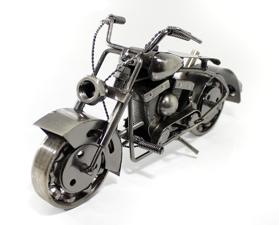 Сувенирная модель Мотоцикл ручной работы МРС014 - фото 2 - rockbunker.ru