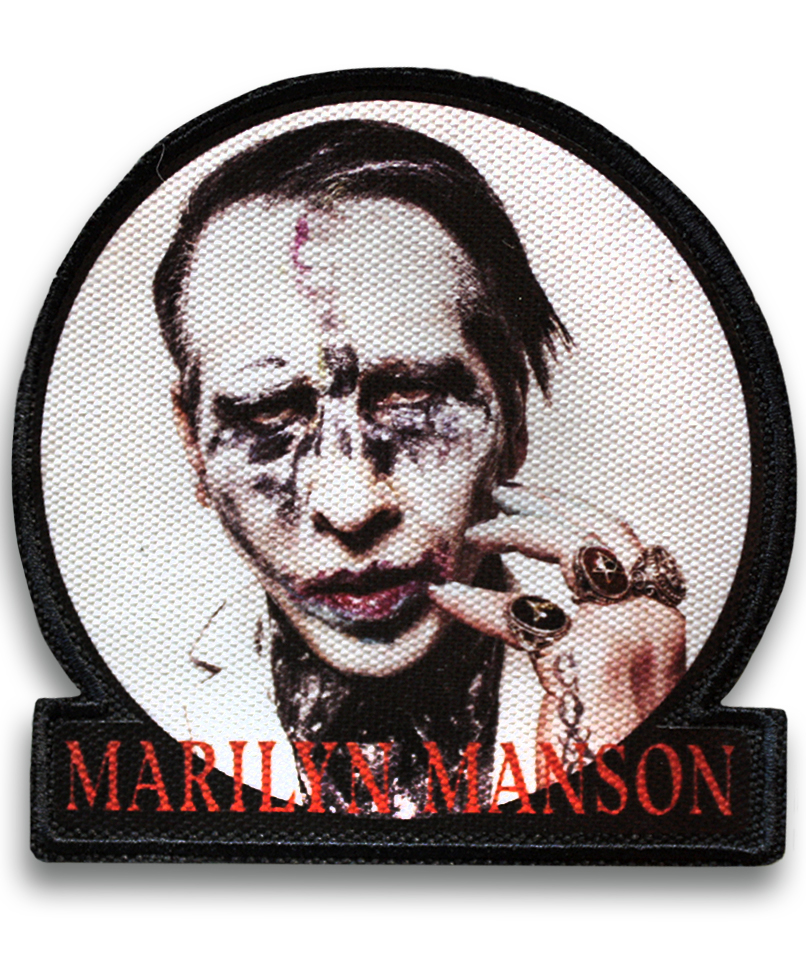 Нашивка Rock Merch VIP Marilyn Manson - фото 1 - rockbunker.ru