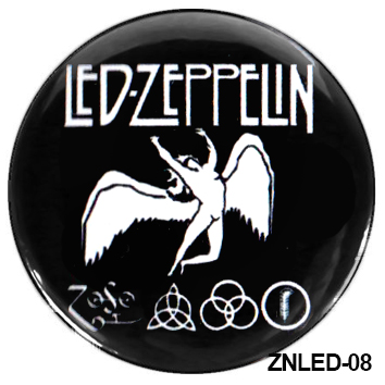 Значок RockMerch Led Zeppelin - фото 1 - rockbunker.ru