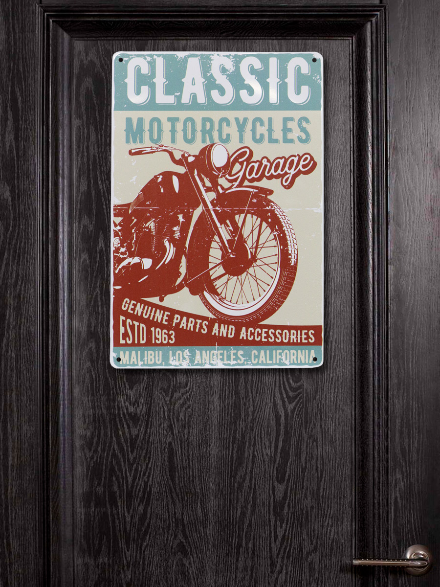 Табличка Classic Motorcycles - фото 3 - rockbunker.ru