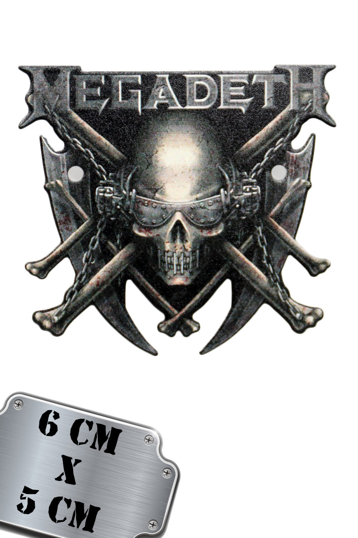 Магнит Megadeth - фото 1 - rockbunker.ru
