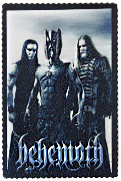 Кожаная нашивка Behemoth - фото 1 - rockbunker.ru