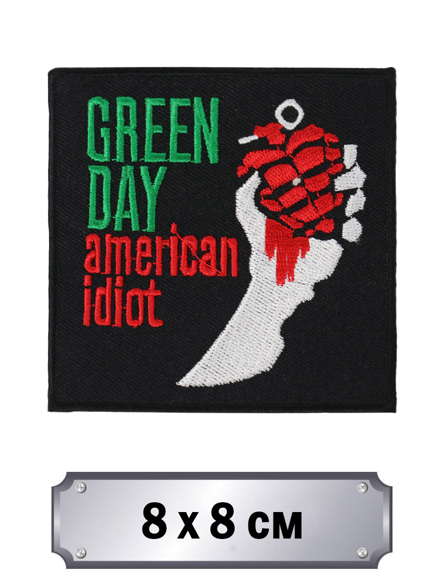 Термонашивка Green Day American Idiot - фото 1 - rockbunker.ru